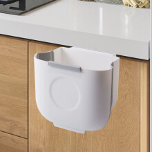 Sturdy Wall-Mounted Bin, Fixed Design for Lasting Use - Under-Sink Cabinet Mount Trash Can for Kitchen, Bathroom & Utility Room(D)