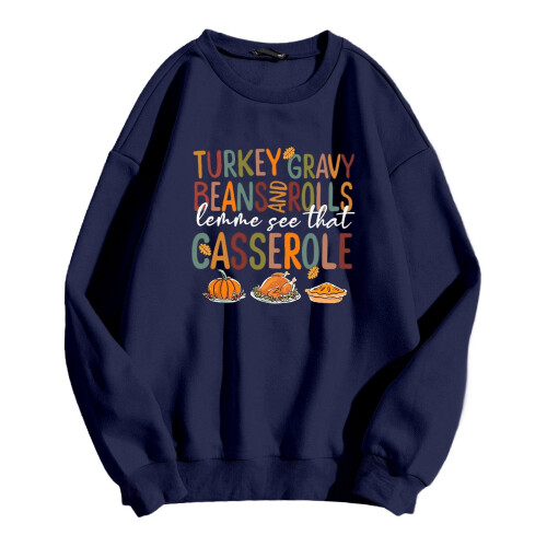Women's Crew Neck Sweatshirt Long Sleeve Casual Pullover 1