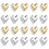 Refrigerator Magnets Pink Love Heart Set 12 pcs 1