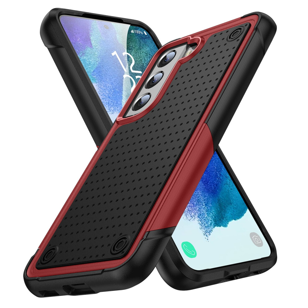 Samsung Galaxy S21 Fe 5G Case Dual-Layer Shockproof Red 902370201851