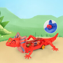 Electronic Reptile Toy with LED and Music, Realistic
