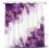 Cortina de chuveiro de mármore roxo e dourado 72x72 polegadas 2
