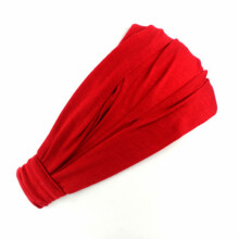 Cotton Hairband Headband Neck Scarf Solid Color 3-in-1