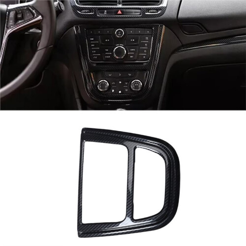 Console CD Button Frame Control Panel Cover for  Encore 2013-2015 Navigation Panel Volume Button Sticker 2
