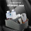 Universal Armrest Extension Organizer 5-in-1 Storage Features Wtih Tissue Holder Cup Holder Universal Arm Rest Box 6