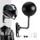 Motorcycle Helmet Rack Wall Mount with 180 Rotation and 1