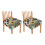 Stuhlhussen mit aztekischem Sonnenblumen-Kuhmuster, 2er-Set 1