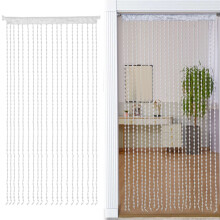 PRYESS Beaded Curtain Tieback White 100x200cm