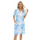Camicia da notte da donna a maniche lunghe, viola, taglia XL 4
