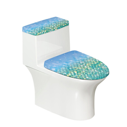 Ensemble de couvre-toilettes universel à base élastique (1 pièce)