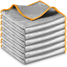 Microfiber Glass Polishing Cloths Streak-Free Lint-Free