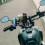Motorcycle Cup and Phone Mount Black Green 1