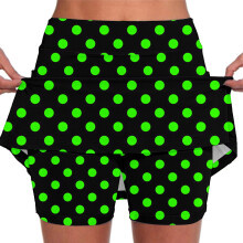 Women's Mint Green Athletic Skort with Pockets 3XL