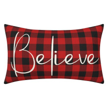 Fodere per cuscini natalizie in stile rustico, 30 x 50 cm (1 pezzo)