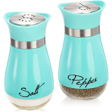 Salières et poivrières en verre 120 ml (2 pièces)