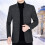 Men's polyester winter coat with fleece lining 1