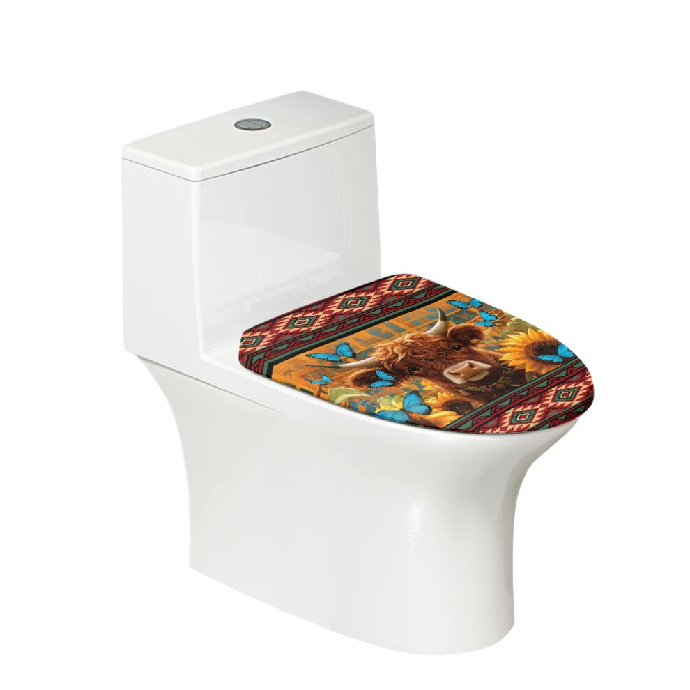 Toilet Bowl Lid Cover Elastic Edges Washable Reusable 9178400871665