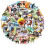 Dinosaur Stickers Realistic 50-Pack 1