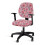 Set van 2 roze bloemen bureaustoelhoezen met elastische stretch 1