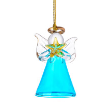 Crystal Angel Pendant for Car or Home Decoration Blue 1