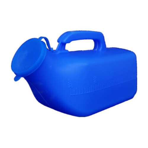 Men's Urinal with Lid, Super Large Capacity, Spill-Proof