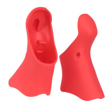 Bike Shifter and Brake Lever Cover Anti-Slip Replacement Red