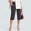 Dame højtaljede stretch capribukser sorte S-5XL 2