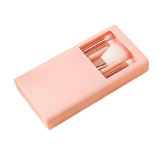 Ensemble de pinceaux de maquillage ultra-doux avec rangement portable (12 pièces)