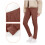 Calça legging infantil de ioga, cor sólida, forrada com lã macia e elástica. 2