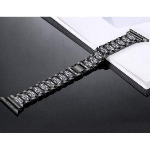 Λουράκι Apple Watch με στρας από ανοξείδωτο ατσάλι 45mm 44mm 41mm 2