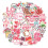 Valentine's Day Stickers Waterproof Vinyl 100 Pieces 1