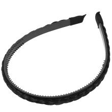 Wig Headband Braid Hairband for Women Black