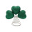 St. Patrick's Day Trefoil Tree Topper Green Plastic 22x20cm 2