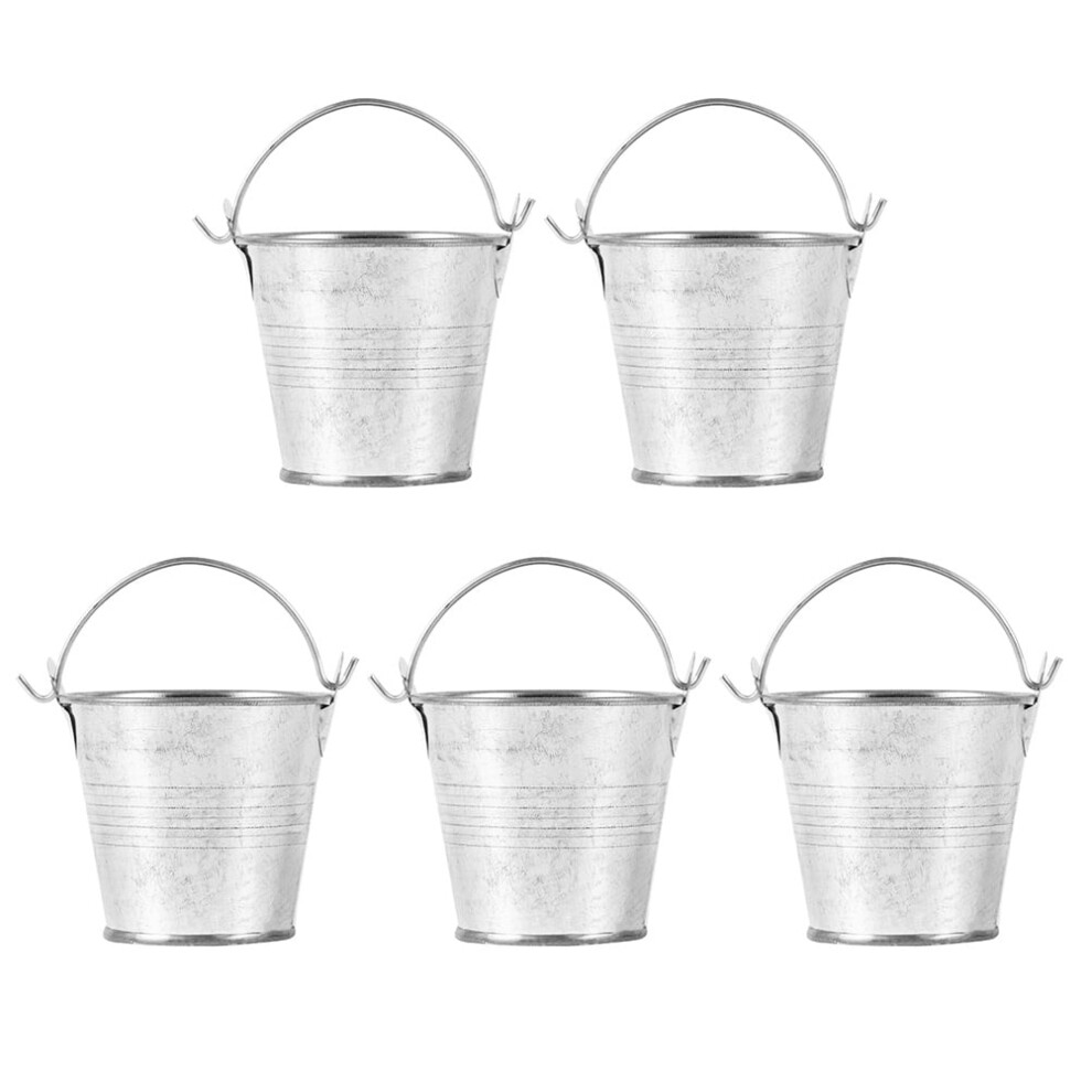 Mini Galvanized Metal Buckets For Succulents And Crafts 5 913466207060