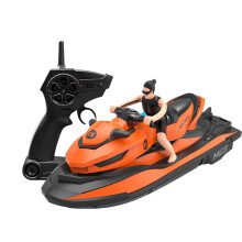 RC Jet Ski with Driver 2.4GHz Dual Propeller 2-Speed 50m