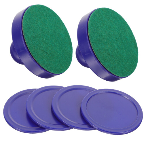 Ice Hockey Pucks ABS Blue 1 Set