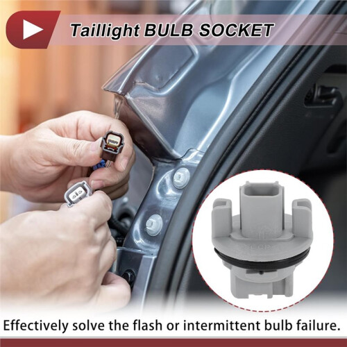Tail Light Socket for   2018-2024 for  Ridgeline 2017-2023 33303TP6A01 Lamp Bulb Connector 2