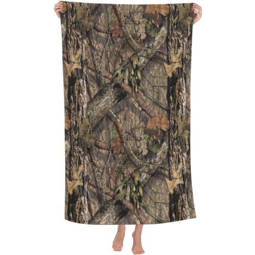 Camouflage Microfiber Towel Quick-Dry Soft Absorbent 30x60in