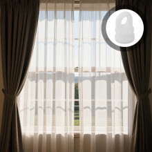 Track Curtain Hooks White 200 Pieces