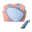 Pickleball Bag Large Capacity Pink Blue Racket Bag 1