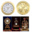 Quartz Clock Movement 36mm Gold Arabic Numbers DIY 2