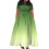 Women's Plus Size Gradient Print Swing Dress Fluorescent 1