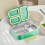 Stainless Steel Lunch Box 3-Compartment Microwave Safe 1