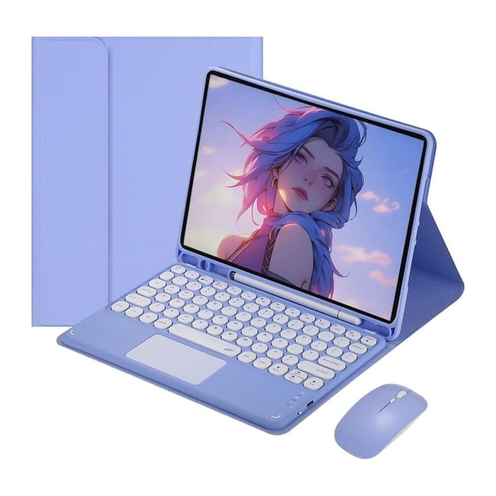 Slim Smart Stand Keyboard Case For Samsung Galaxy Tab S7 Fe 9418476032721