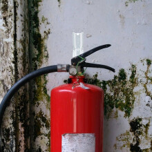 Fire Extinguisher Hook Silver 4 pcs 7.00x6.00x3.40 cm