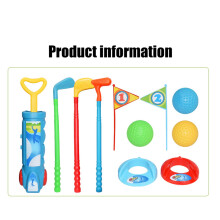 Zenghuiiii Kids Golf Toy Set with Clubs Flags and Balls