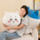 Peluche di Chickawa Anime Usagi Hachiware e Momonga 60 cm 1