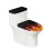 Elastischer WC-Deckel mit Flammenmuster, staubdicht, verstellbar 1
