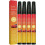 Car Touch-Up Paint Pen Weatherproof 4pcs 1