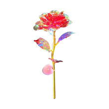 Rose artificielle lumineuse avec lumière LED (1 pièce)